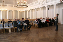 Tarton yliopiston juhlasalissa